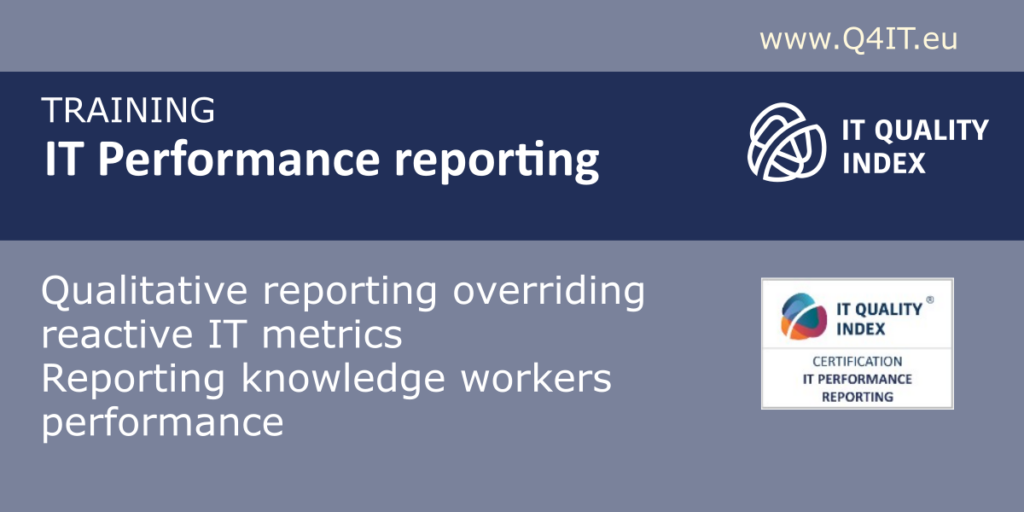 IT Performance reporting